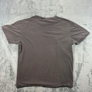Thrills T-Shirt Mens Large Gray Fair Faded Organic Cotton Logo Byron‎ Bay Grunge